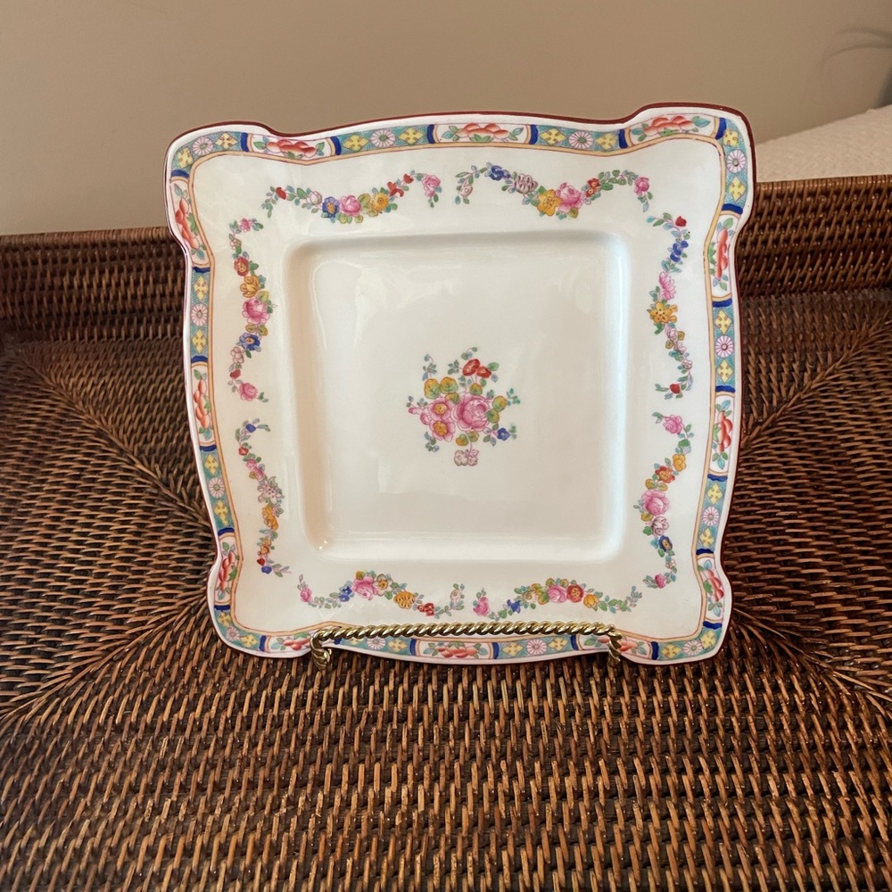 Vintage Minton Rose Porcelain Serving Plate